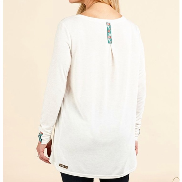 Matilda Jane Tops - Matilda Jane Tunic with Floral Detailing NWT
